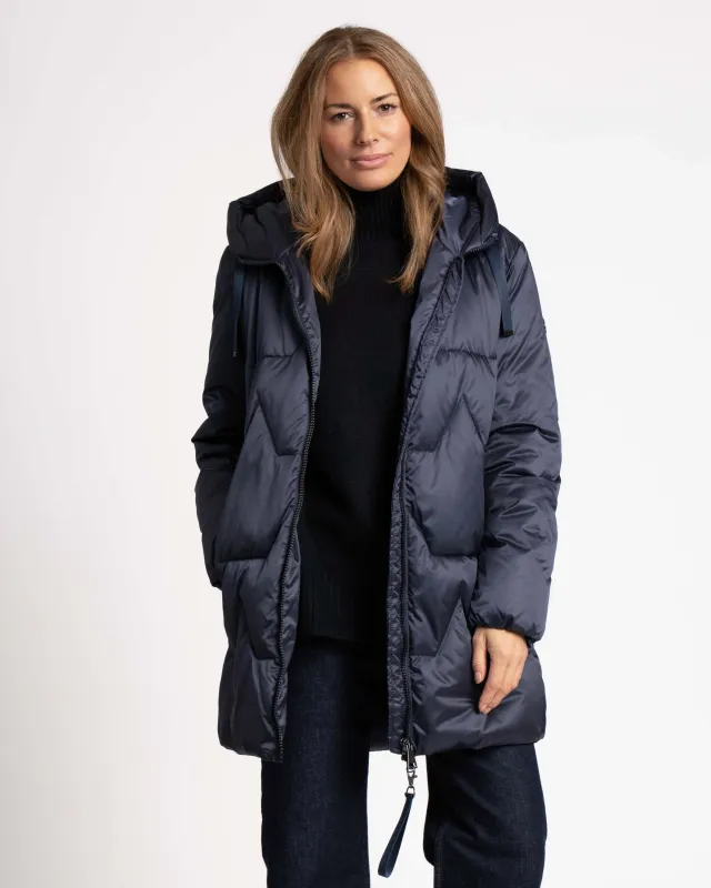 WEGA Green Goose Lange Steppjacke CAMILOUA